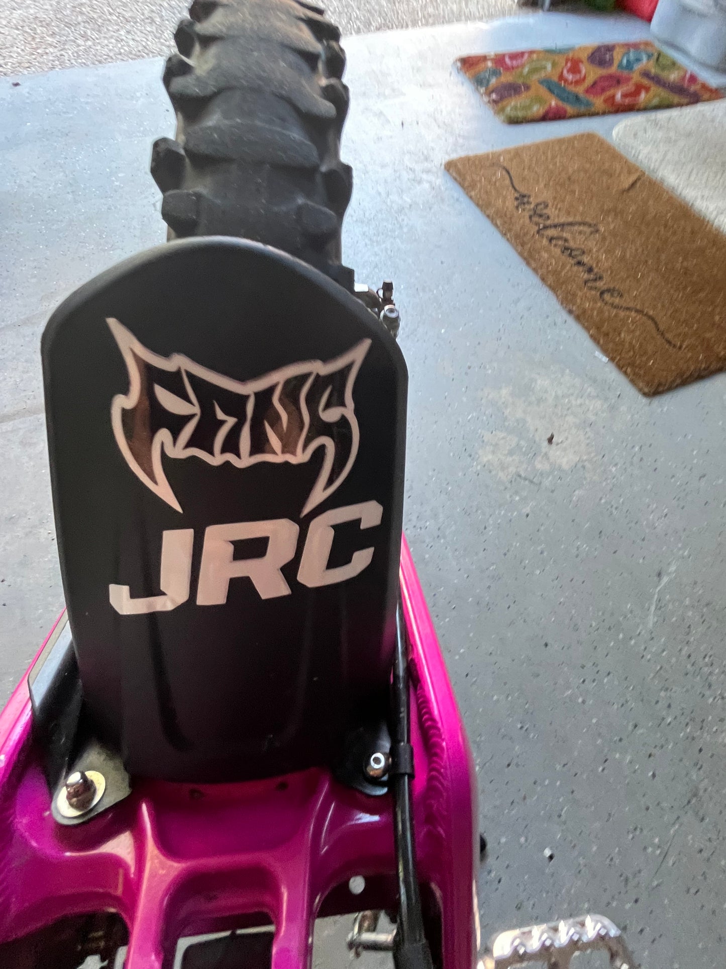 4 PACK-Fang Moto Stickers
