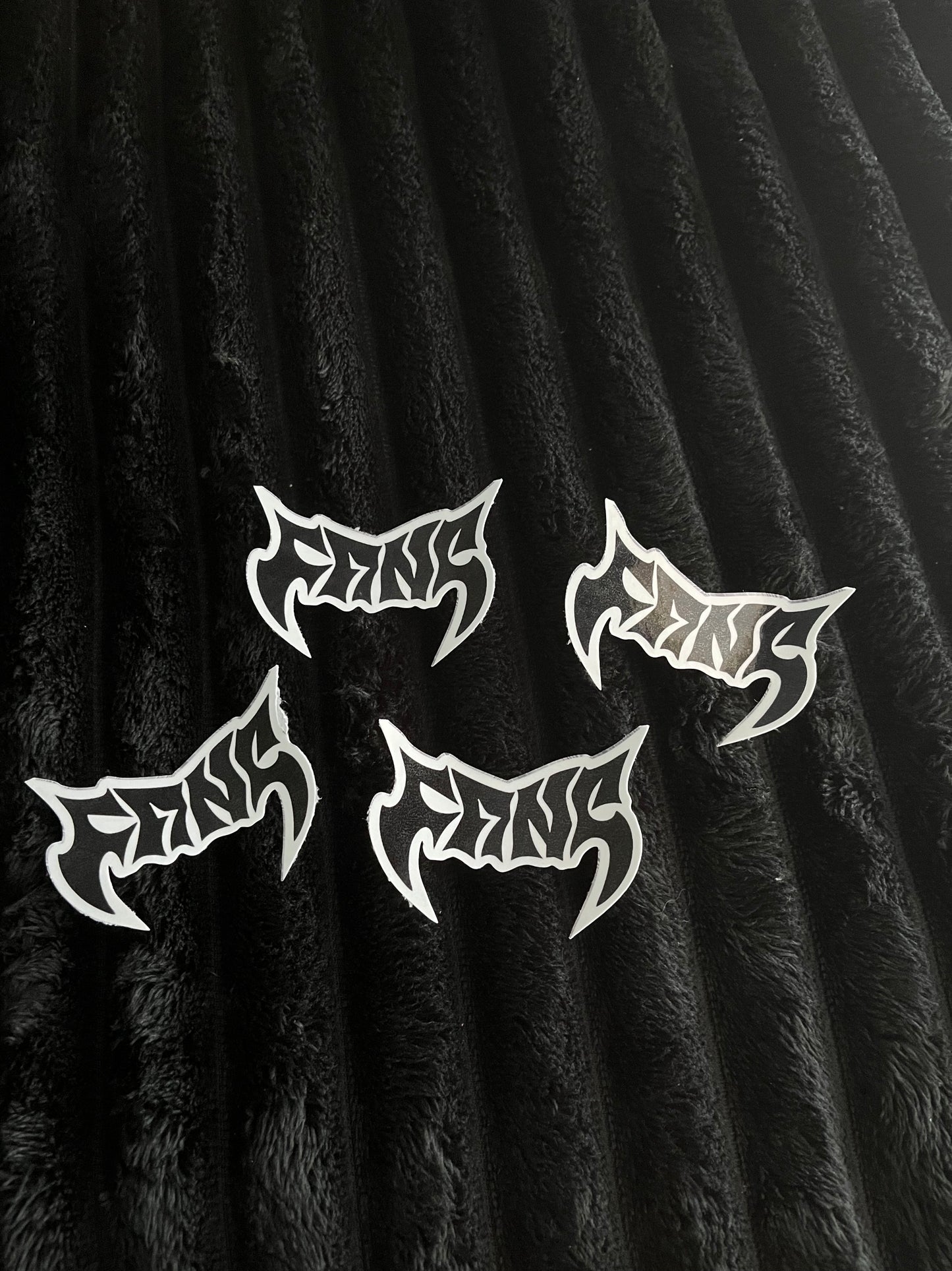 4 PACK-Fang Moto Stickers
