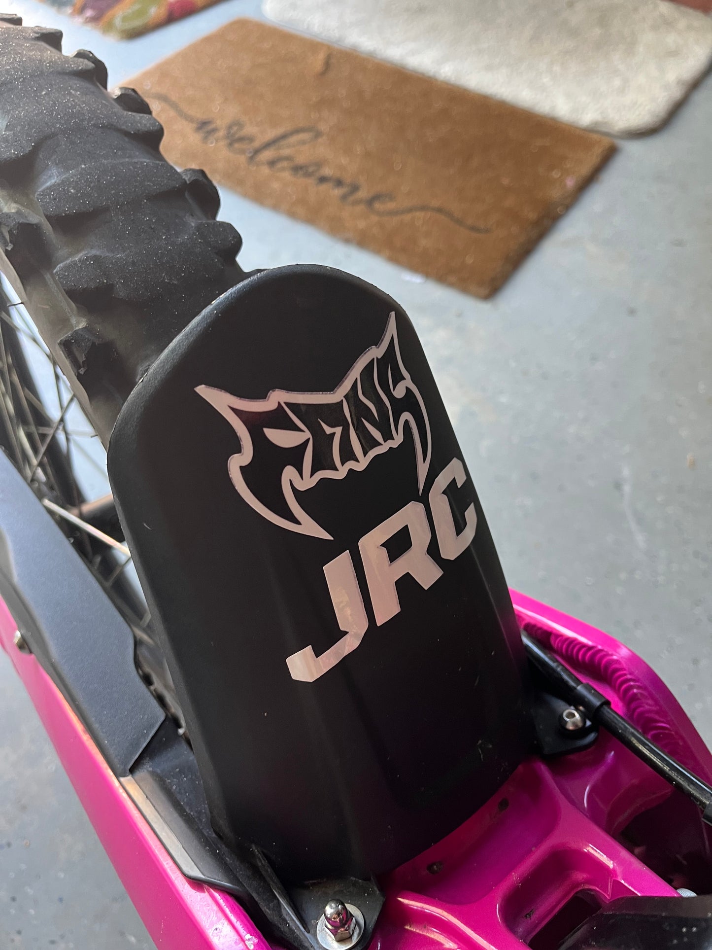 4 PACK-Fang Moto Stickers