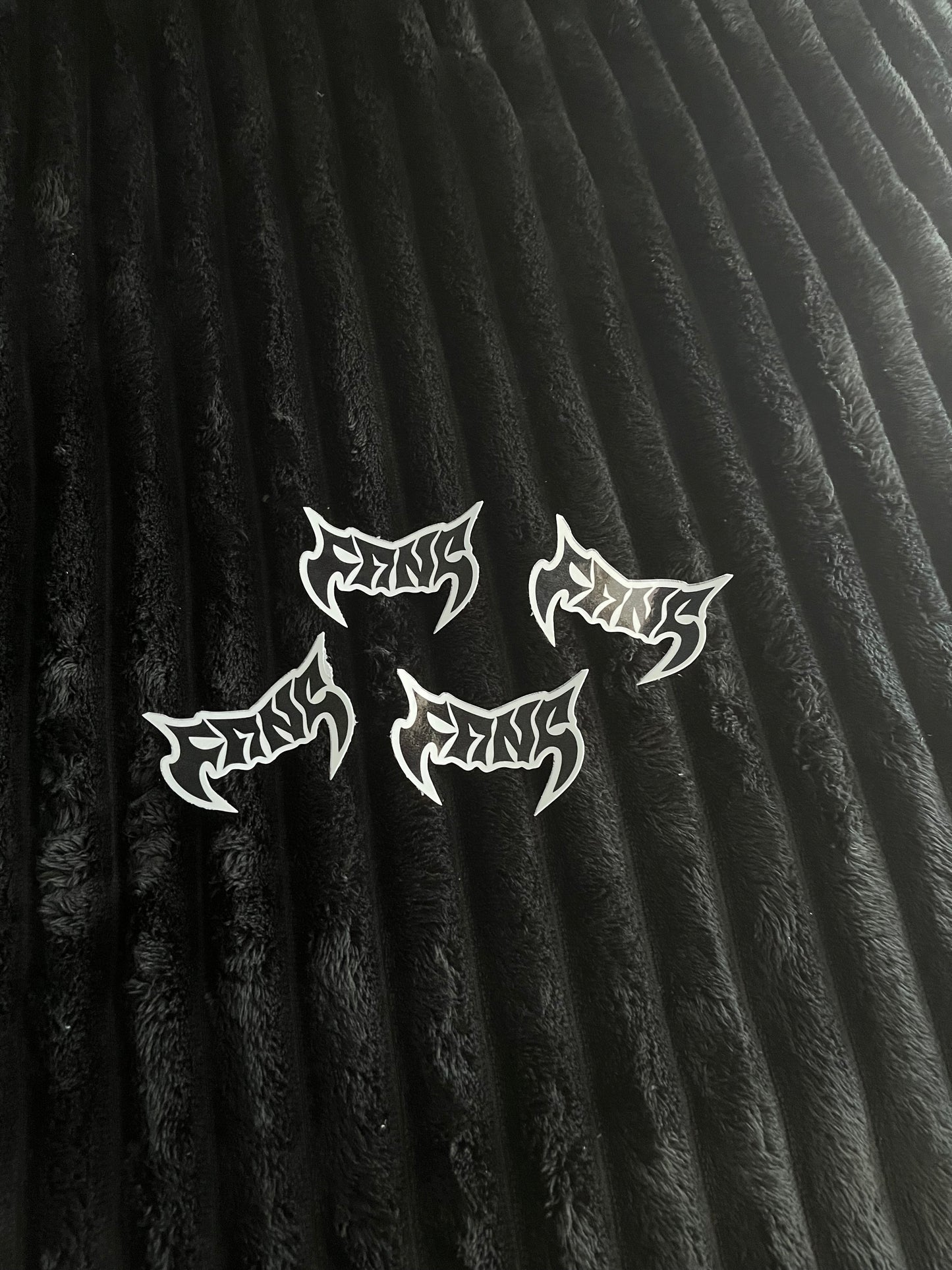4 PACK-Fang Moto Stickers